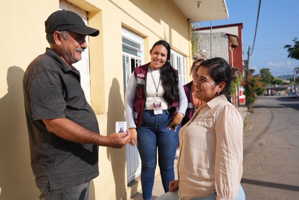Afiliación histórica en Nayarit: López Blanco encabeza campaña de credencialización de Morena