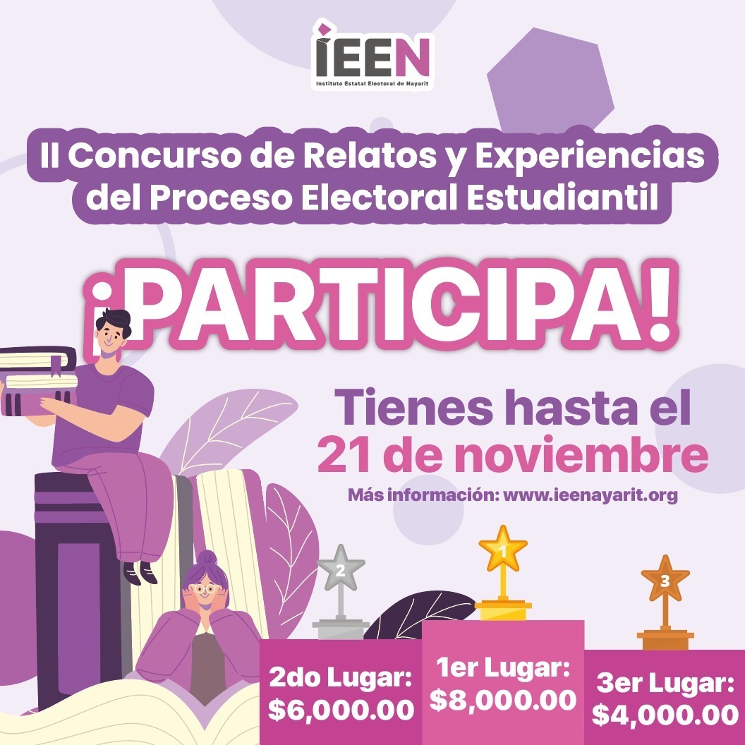 IEEN invita a participar en el concurso Relatos y Experiencias del Proceso Electoral Estudiantil
