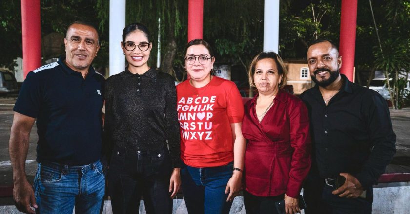 Colonias aledañas de San Cayetano se iluminan gracias a Geraldine Ponce