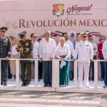 Gobernador nayarita y su señora esposa presenciaron desfile de la Revolución Mexicana