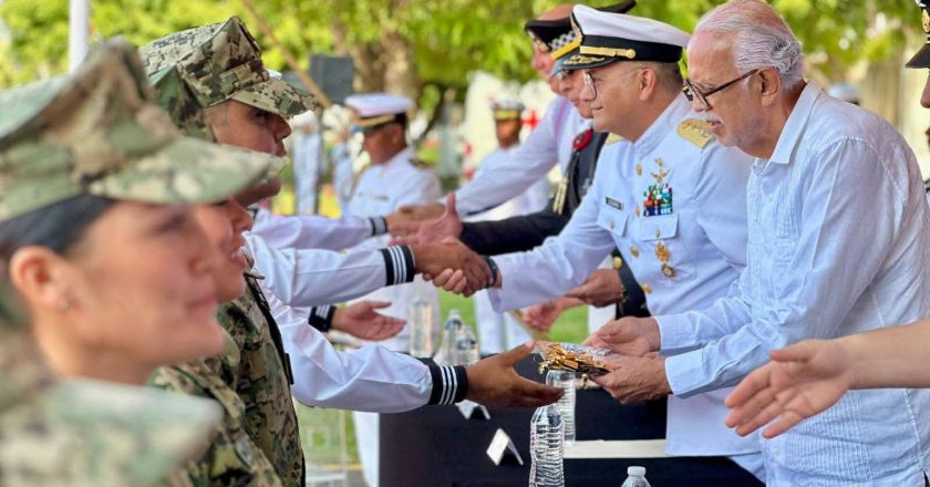 La Secretaría de Marina conmemora el día de la Armada de México en el municipio de San Blas