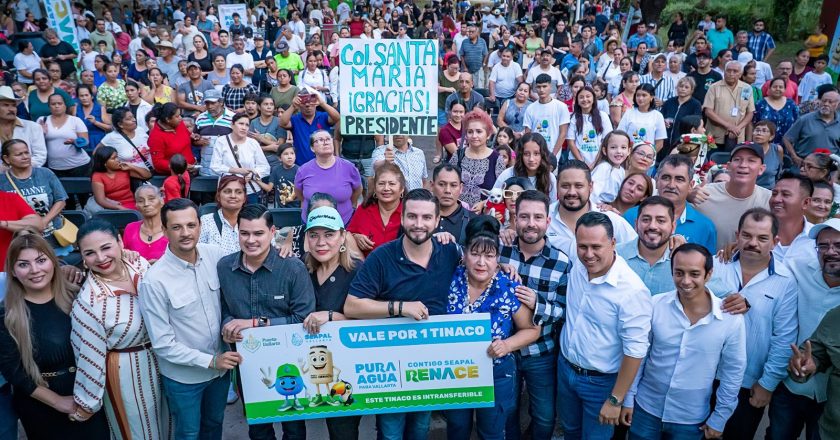 Los tinacos de SEAPAL llegan a la colonia Independencia en la quinta jornada del programa