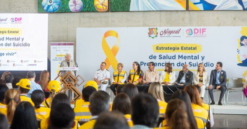 Beatriz Estrada y Miguel Ángel Navarro fortalecen acciones para prevenir el suicidio en Nayarit