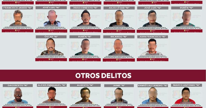 Ejecuta Fiscalía de Nayarit 27 órdenes de aprehensión por diversos delitos