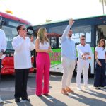 Munguía agradece a Lemus por la entrega de 31 unidades de transporte público para Puerto Vallarta