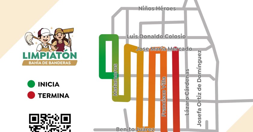 Gobierno de Bahía de Banderas lleva a cabo primera jornada del Limpiatón en 2026