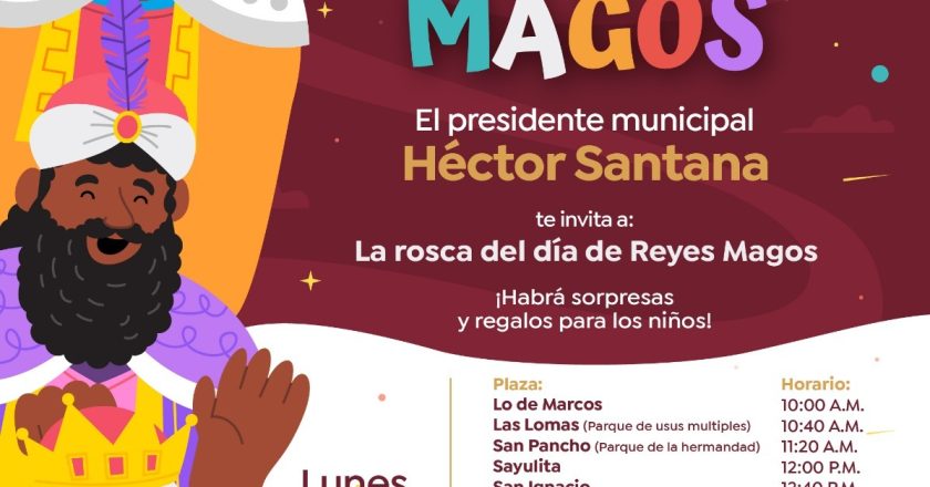 Héctor Santana invita a celebrar el Día de Reyes con tradicional partida de la rosca