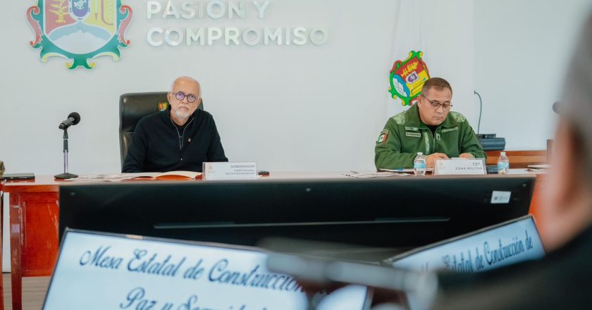 Anuncia resultados concretos en la Mesa Estatal de Construcción de la Paz y Seguridad