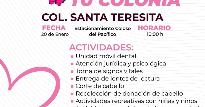 Latiendo en tu Colonia inicia en la Santa Teresita