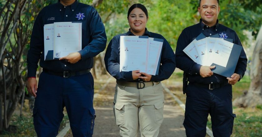 Recibe SSPC certificación de competencias para personal de seguridad y atención médica