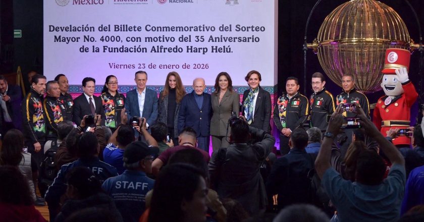 Billete de Lotería Nacional reconoce 35 años de trabajo de la Fundación Alfredo Harp Helú a favor de México