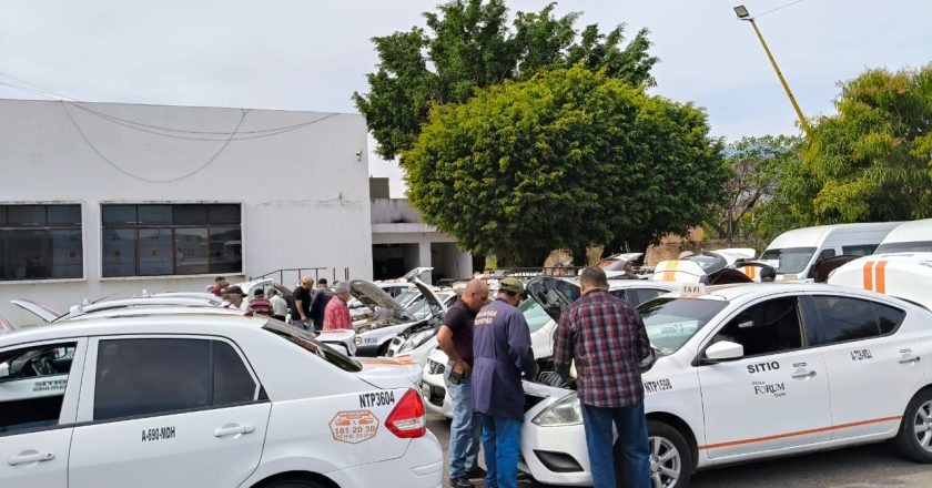 Inicia Operativo de Verificación Vehicular 2026 para taxis en Nayarit
