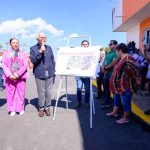 Gobernador Miguel Angel Navarro Quintero entrega calle rehabilitada en Xalisco