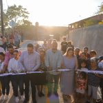 Inaugura Héctor Santana la calle Guerrero en El Colomo