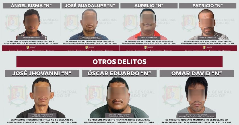 Ejecuta Fiscalía de Nayarit 14 órdenes de aprehensión en diversos municipios nayaritas