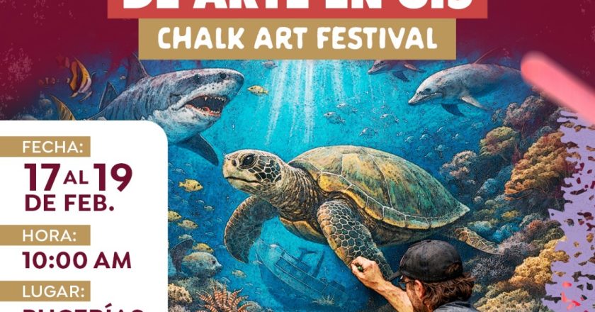 Héctor Santana invita al Festival de Arte en Gis en Bucerías