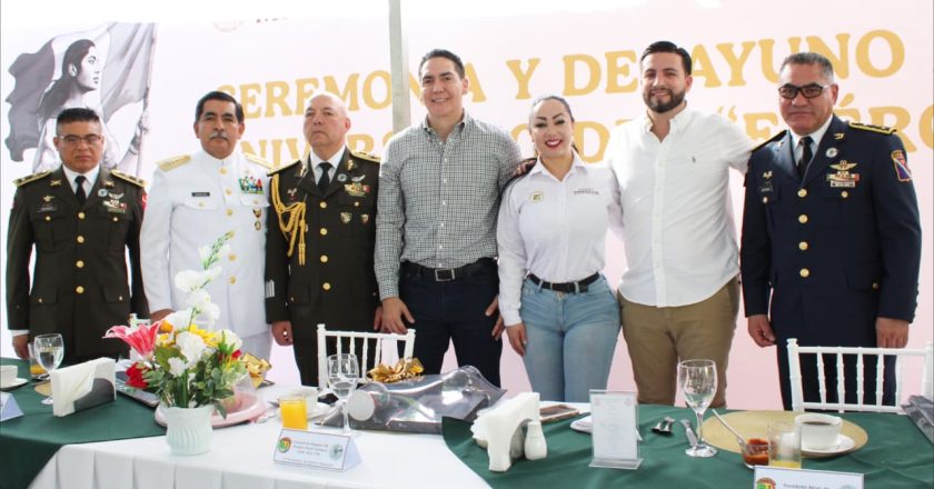 Alcalde Luis Munguía conmemora el 113 Aniversario del Ejército Mexicano