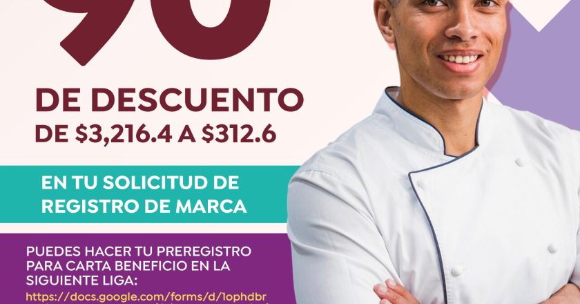 Héctor Santana impulsa apoyo a empresarios con 90% de descuento en registro de marca