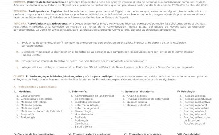 Se requieren especialistas para desempeñarse en el fortalecimiento de la Justicia