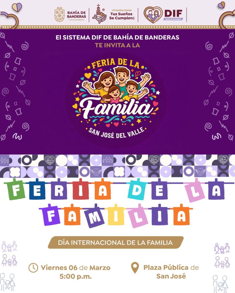 Héctor Santana y Margui Zuñiga invitan a la Feria de la Familia en San José del Valle