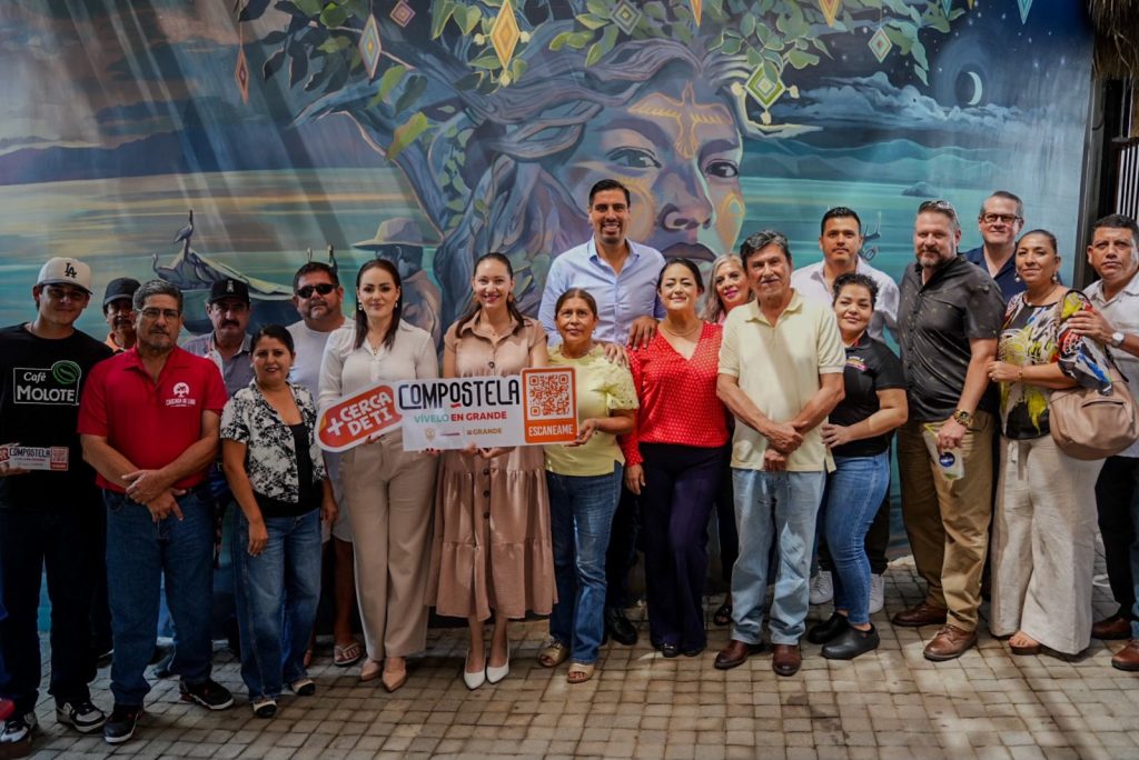 Presidente municipal de Compostela presenta oficialmente “+ Cerca de Ti”