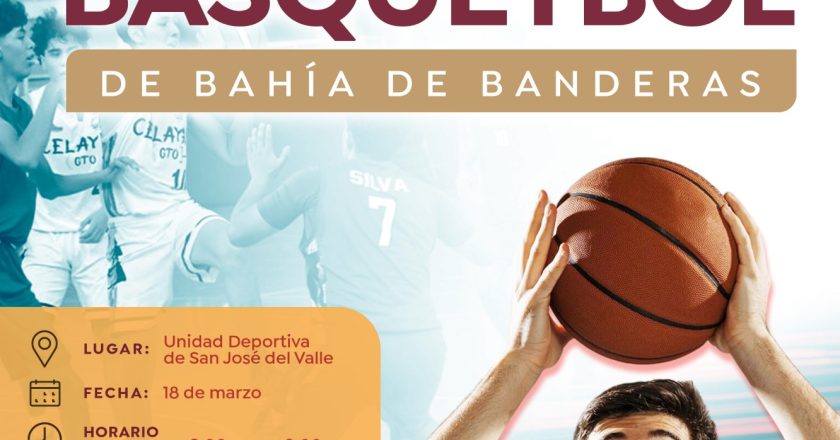 Gobierno municipal invita a participar en la Liga Estudiantil de Básquetbol de Bahía de Banderas