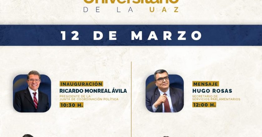 Pável Jarero participará en Modelo Parlamentario Universitario de la UAZ