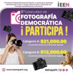 Invita IEEN al Octavo Concurso de Fotografía a personas de 12 a 29 años de edad