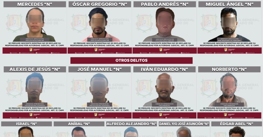 Cumplimenta Fiscalía de Nayarit 24 órdenes de aprehensión durante jornada de Acción Penal