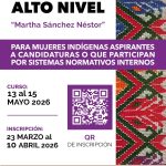 Convoca el INE a curso para mujeres indígenas que buscan candidaturas