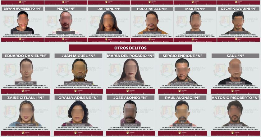 Se da cumplimiento a 35 órdenes de aprehensión en diversos municipios del estado