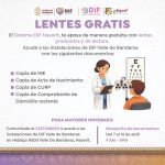 Lanza Sistema DIF Nayarit campaña de lentes gratuitos en Bahía de Banderas