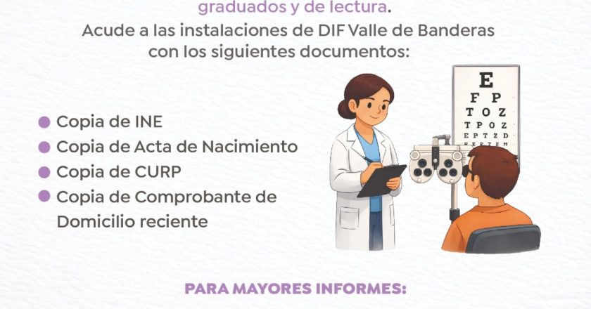 Lanza Sistema DIF Nayarit campaña de lentes gratuitos en Bahía de Banderas