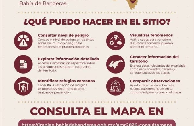 Avanza actualización del Atlas de Riesgo 2026 en Bahía de Banderas