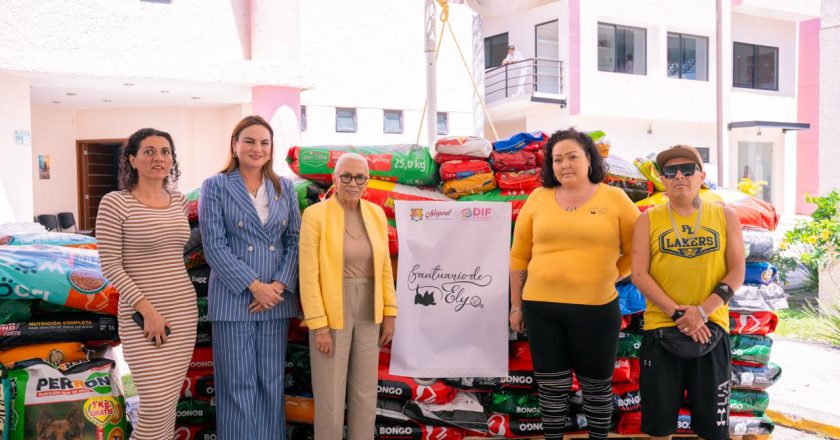 Entrega Beatriz Estrada, 16 toneladas de croquetas donadas en el Croquetón DIF Nayarit 2026