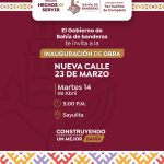 El Gobierno Municipal de Bahía de Banderas invita a la inauguración de la calle 23 de Marzo en Sayulita