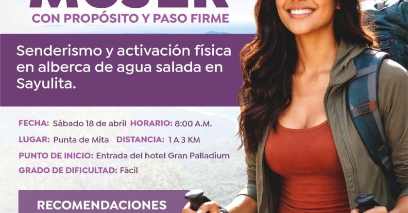 Jornada “Actívate Mujer” llevará senderismo y salud a Punta de Mita
