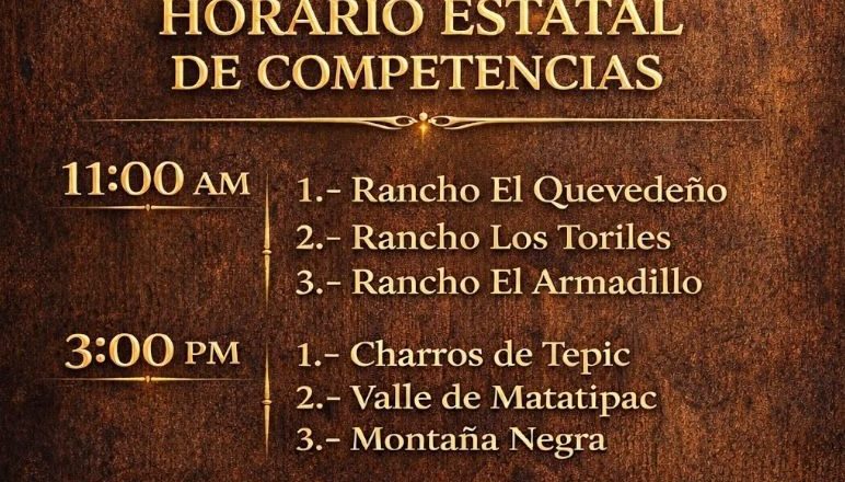 Asociación de Charros de Nayarit presenta detalles del Campeonato Charro 2026