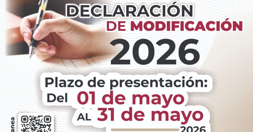 Gobierno nayarita invita a realizar la Declaración Patrimonial y de Intereses de Modificación 2026