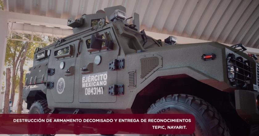 El resultado del trabajo permanente es la destrucción de armamento decomisado
