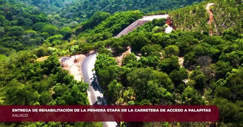 La rehabilitación de la carretera de acceso a Palapitas representa seguridad y movilidad
