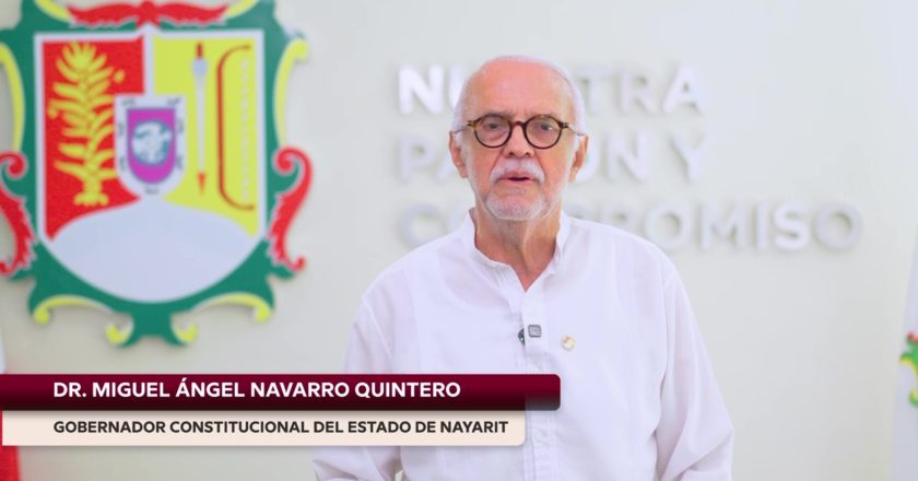 Miguel Ángel Navarro invita a las familias nayaritas a escuchar el mensaje de la presidenta Claudia Sheinbaum