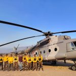 Coordinación entre los tres órdenes de gobierno fortalece combate al incendio en La Yesca