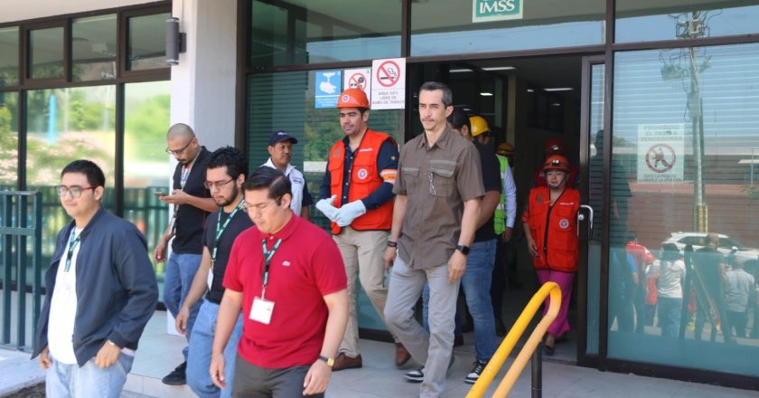 Participa IMSS Nayarit en el Primer Simulacro Nacional 2026