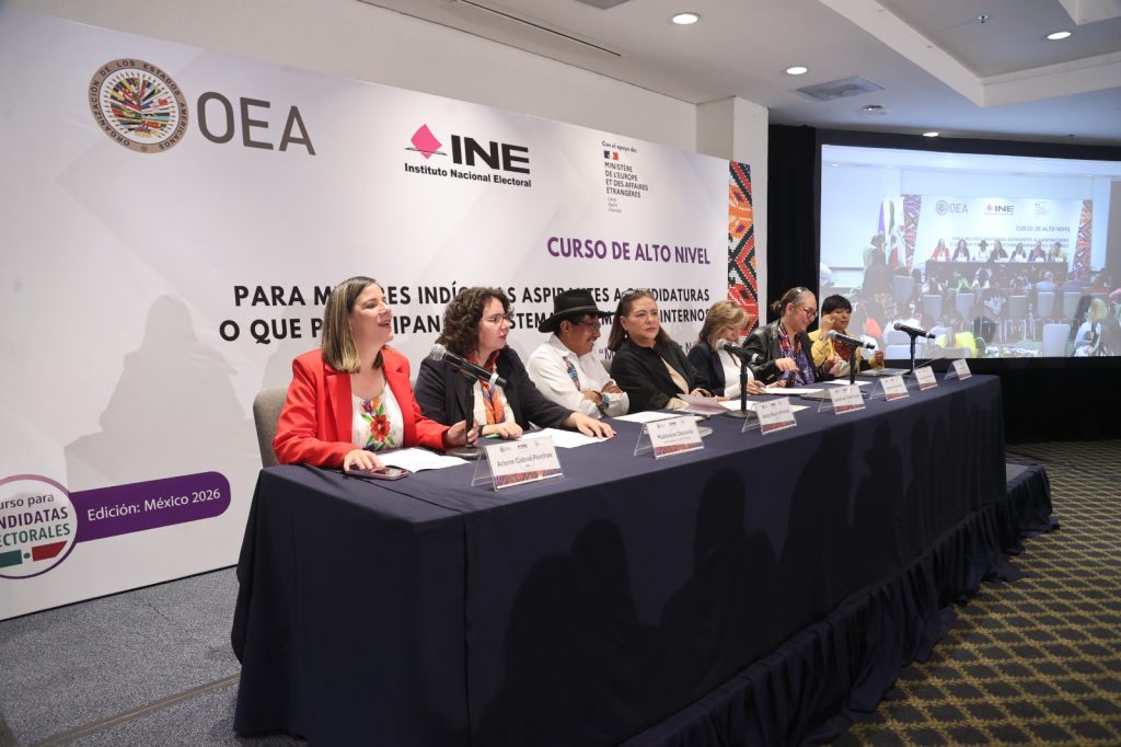 Inauguran INE y OEA el curso “Martha Sánchez Néstor”, para fortalecer el liderazgo político de mujeres indígenas