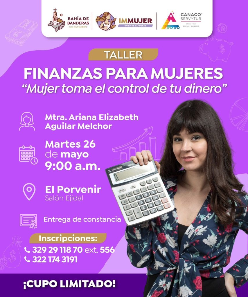 Gobierno Municipal de Bahía de Banderas impulsa taller de finanzas para mujeres