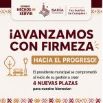 Gobierno de Bahía de Banderas cumple con hechos: Dos plazas entregadas y arranca la del Tondoroque