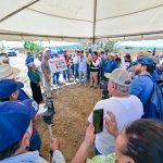 Miguel Ángel Navarro y Beatriz Estrada fortalecen el campo con obra hidráulica en Compostela
