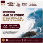 Alerta por mar de fondo en Bahía de Banderas