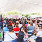 Beatriz Estrada lleva servicios y cercanía a familias de la colonia Morelos